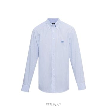 26 FW 에트로 로고 자수 스트라이프 패턴 셔츠 MRIB0004AC11J TP456759800
