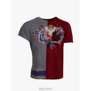 Dolce&Gabbana 26 FW ��ü�ذ��ٳ� �г� ������ Ƽ���� TSH83579 TP45570258326 FW ��ü�ذ��ٳ� �г� ������ Ƽ���� TSH83579 TP45570