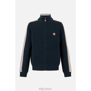 [E32]카사블랑카 MAW26KW150901 남성 니트 스웨터 CASABLANCA full zip cardi
