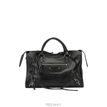 [V90]발렌시아가 8657602ACLR1000 여성 토트백 탑핸들백 쇼퍼백 Le City Medium Sh