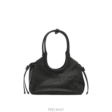 [V90]미우미우 5BA3372BBLF0002 V OOO 여성 토트백 탑핸들백 쇼퍼백 Ivy Small Ha