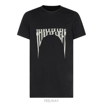 Rick Owens [B47]�������� DU02F6250RNEP5P0908 ���� Ƽ���� ���� ž BLACK AND PEARL CO[B47]�������� DU02F6250RNEP5P0908 ���� Ƽ���� ���� ž 