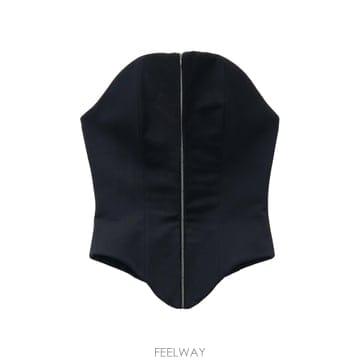 Alexander Mcqueen [K68]�˷���� ���� 819107QJADA 1000 ���� Ƽ���� �μҸ� ž ���� Wool Corset wi[K68]�˷���� ���� 819107QJADA 1000 ���� Ƽ���� �μҸ�