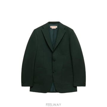 26 FW 마르니 딥그린 테크노 패브릭 재킷 GUMU0161U1UTP816 TP455639827