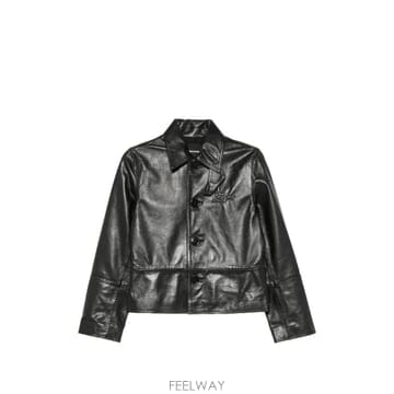 26 FW 쟈딕앤볼테르 버튼 업 레더 재킷 RWOW01288 TP455416067