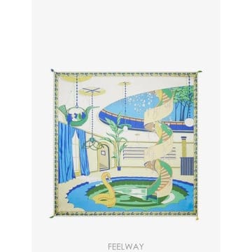 26 FW 토리버치 풀 실크 스카프 186238 TP455482324