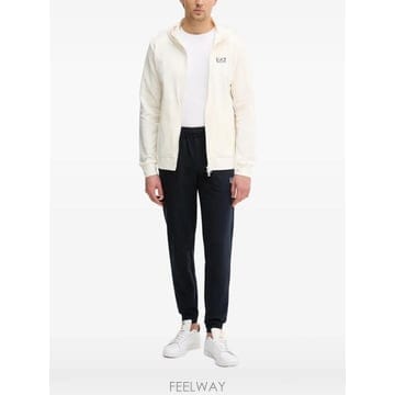 26 FW 이에이세븐 로고 프린트 후드 집업 8NPV63PJVRZ TP455146979