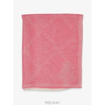 26 FW 아르마니 로고 자카드 프린지 에지 스카프 EW004587AF25423 TP455482219