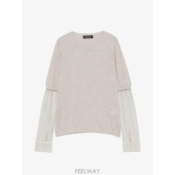 26 FW 파비아나필리피 시스루 패널 탑 MAD216F006M3190000 TP455406181