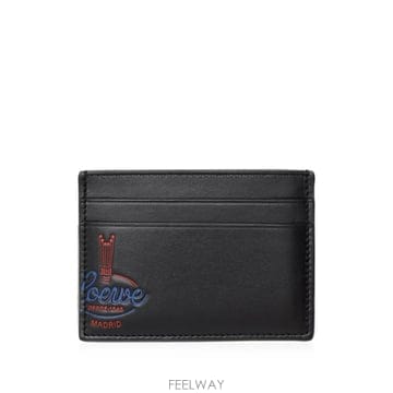 26 FW 로에베 로고 프린트 레더 카드홀더 C643322X65 TP455930697