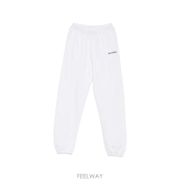 26 FW 스포티앤리치 로고 자수 트랙팬츠 PA07077300WH TP456332225