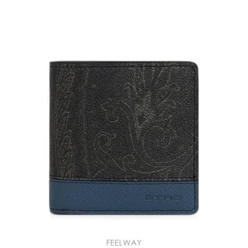 26 FW 에트로 아르니카 레더 패널 콤팩트 지갑 MP2F0002AA112 TP455269434
