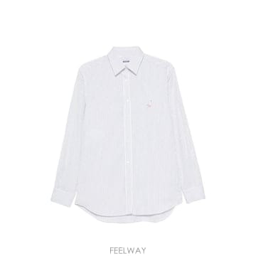 26 FW 모스키노 스트라이프 패턴 셔츠 J02055532 TP455448488