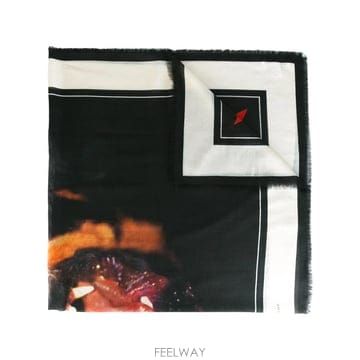 26 FW 지방시 Rottweiler 프린트 스카프 BG02073862 TP456618810
