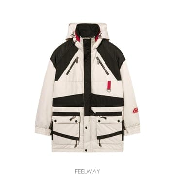 26 FW 오프화이트 멀티플 포켓 파카 OMEC039W25FAB0010310 TP455238578