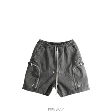 26 FW 릭오웬스 바우하우스 드로스트링 웨이스트 카고 쇼츠 DU02F6389CVG TP458529619