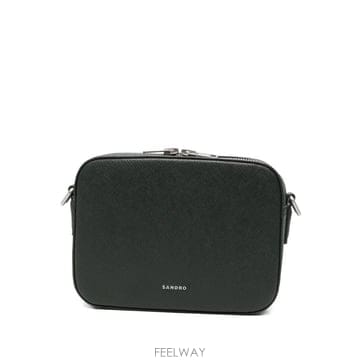 26 FW 산드로 스몰 리컨스트럭티드 레더 메신저 백 SHASA01148 TP456395745
