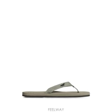 26 FW 메종 키츠네 X 인도솔 이지 리빙 폭스 패치 플립플랍 MSAFLPELGRAGRA0119 TP455