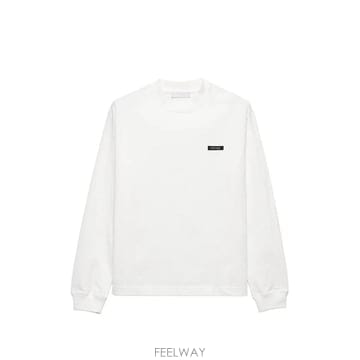 프라다 긴소매 코튼 티셔츠