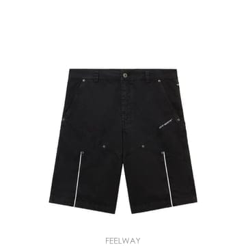 26 FW 오프화이트 로고 프린트 패널 쇼츠 44XCS006S26F001001 TP455567996