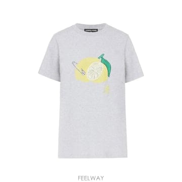 26 FW 아이스버그 레몬 프린트 반소매 티셔츠 26EJ2P0F029P4008493 TP455685977