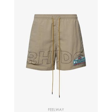 26 FW 루드 트리폴리 랠리 팀 로고 프린트 쇼츠 RHPF26SH01493 TP458598194