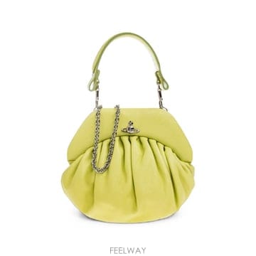 26 FW 비비안웨스트우드 Brooke gathered leather tote bag 49030001WL00
