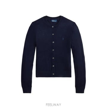 26 FW 폴로 랄프로렌 크루 넥 로고 자수 울 가디건 211A99832003 TP455343815