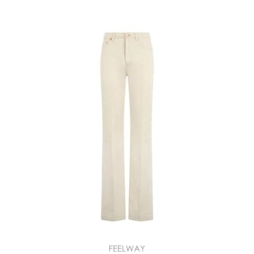26 FW 로베르토 카발리 로고 패치 플레어 진 WKJ221VT004 TP454793344