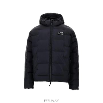 26 FW 이에이세븐 로고 패치 퀼팅 재킷 7M002387AF15956 TP459294022
