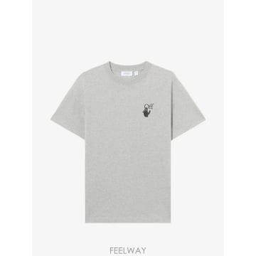 26 FW 오프화이트 로고 프린트 티셔츠 44OWOS26T061030 TP454791192