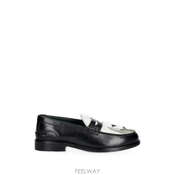 26 FW 클락스 크래프트마스터 그래픽 프린트 레더 로퍼 26186612 TP455340067