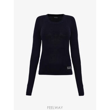 26 FW 디스퀘어드2 로고 패치 골지 니트 스웨터 S75HA1458D13225 TP456359363