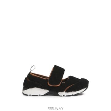 26 FW 마르니 블랙 시어링 메리 제인 러닝 스니커즈 SNZW020602P9282 TP455660941