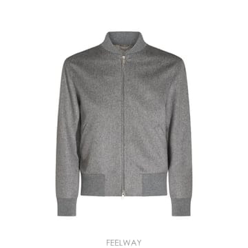 26 FW 라르디니 골지 트리밍 울 보머 재킷 ACTEORCN65602 TP456470673