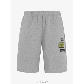 메종마르지엘라 로고 패치 쇼츠 그레이