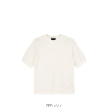 26 FW 아르마니 셰브런 자카드 니트 스웨터 EM006377AF27862 TP456580609