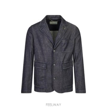 26 FW Canali 패치 포켓 데님 재킷 O30503PD01488 TP456467953