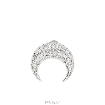 26 FW 마린세르 라인스톤 장식 문 이어링 UJW072ARMET0001MT11 TP455332420