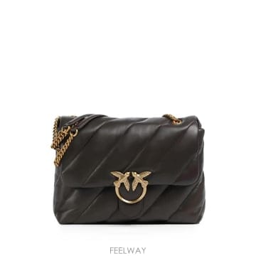 26 FW PINKO 러브 퍼프 라지 퀼팅 숄더 백 100037A0F2 TP456774679