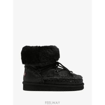 26 FW Mou 크로셰 트리밍 레이스업 앵클 부츠 MUFW101153B TP459290750