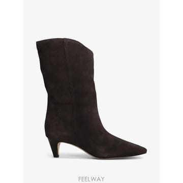 26 FW Michael Michael Kors 다니엘라 스웨이드 부츠 40F6DNME7S TP4592906