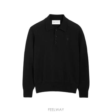 26 FW 아미 아미 드 쾨흐 울 폴로 셔츠 H26HPL457KN0197 TP456355520