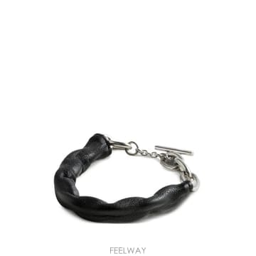 26 FW 메종마르지엘라 레더 랩 체인 링크 브레이슬릿 SM2UY0033P9143 TP458863752
