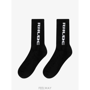 26 FW 루드 로고 인타르시아 골지 니트 양말 RHPF26S001884 TP456354701