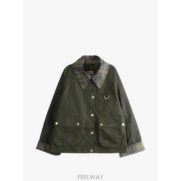26 FW 바버 아이콘 타탄 칼라 왁스 재킷 LWX1581OL71 TP458415302