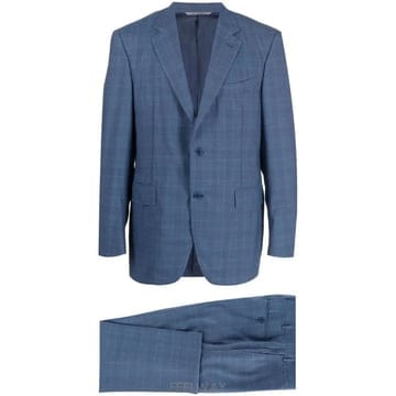 26 FW Canali 싱글 브레스티드 수트 BR0255511280 TP454779949