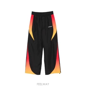 카사블랑카 로고 프린트 트랙팬츠