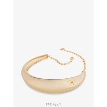 26 FW Elisabetta Franchi 크레센트 셰이프 네크리스 CO01B67E2 TP456373579