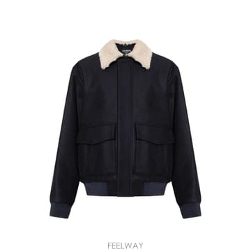 26 FW 발망 시어링 칼라 봄버 재킷 HH1TF999MI61 TP455546878